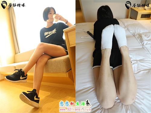 [誉铭传媒] 279期-学妹短裤棉袜裸足【164P/245M】