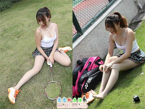 [魔镜街拍] 087-户外肉丝美腿打羽毛球【153P/230M】