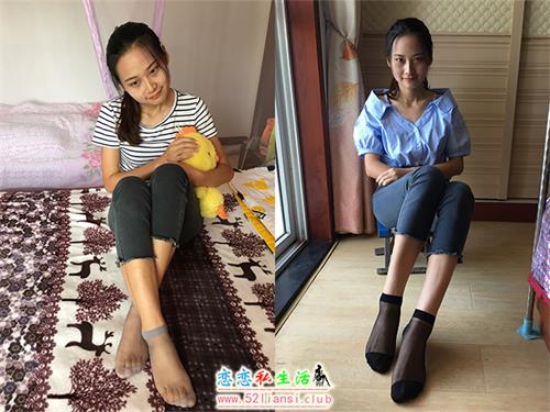 [学妹校园寝室丝短袜美脚]-第036期谢琳【63P/129M】