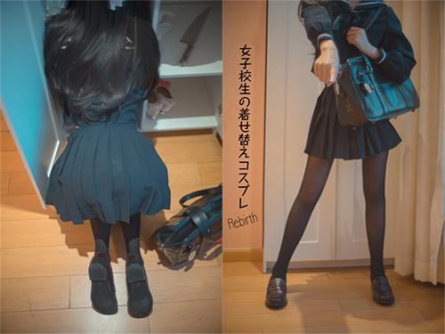 [木花琳琳是勇者] 026-超ミニスカ黒パンスト-女子校生変装Play（带视频）【35P+3V/537M】