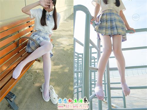 [森萝财团]-有料 046 小鱼 江滩公园JK白丝美少女【85P/936M】