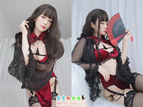 [白银81] 40 - 红丝绒旗袍（带视频）【115P+6V/799M】