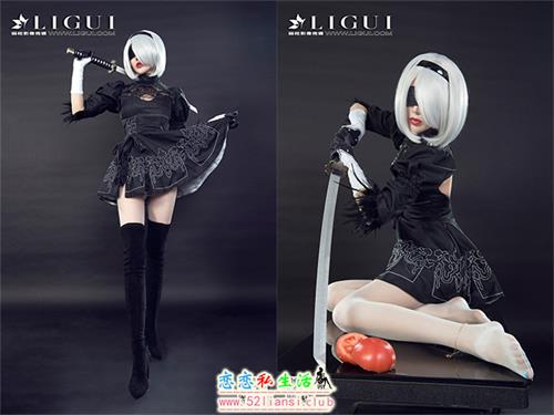 [Ligui丽柜] 2021.06.30 《欲望尼尔》凉儿【59P/56M】