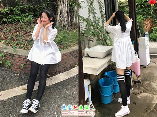 [最爱帆布鞋]055-学妹丝袜美腿写真（带视频）【139P+2V/598M】