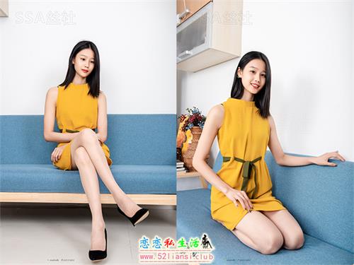 [SSA丝社]超清写真 No.140 星星橘黄色裙子肉丝【128P/1.75G】