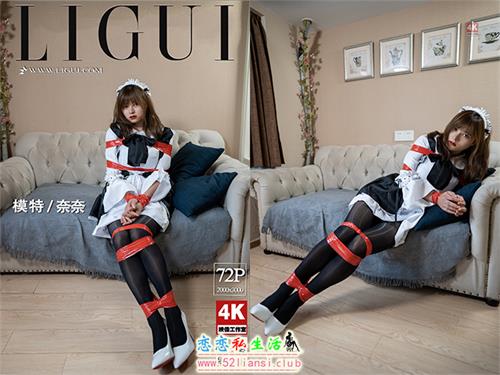 [Ligui丽柜] 2021.08.08《女仆与红胶带》奈奈【72P/123M】