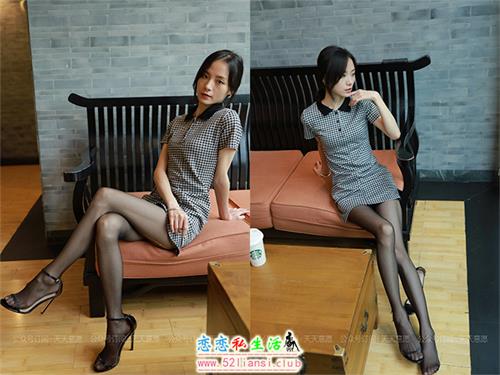 [IESS异思趣向] 丝享家 882：小六《下午茶的黑丝格子短裙》【86P/128M】