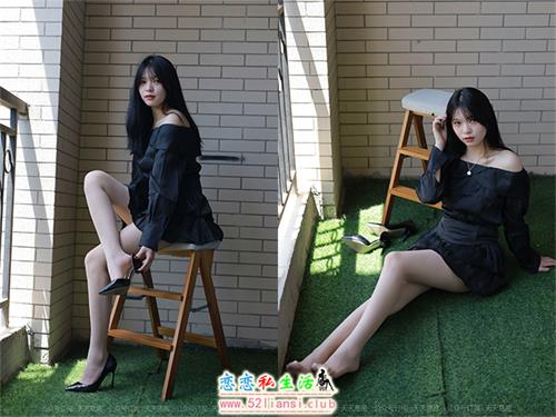 [IESS异思趣向] 丝享家 898：小七《一字肩短裙》【90P/108M】