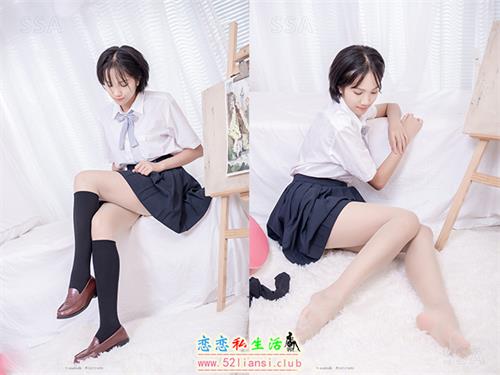 [SSA丝社]超清写真 No.181 小佩 酒窝少女JK制服肉丝黑袜穿搭示范【135P/1.44G】