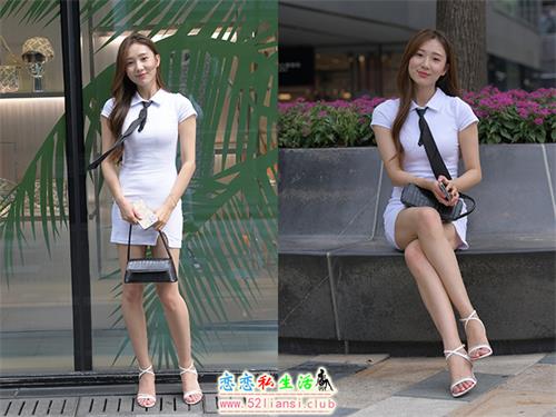 [魔镜街拍] 138-特别有味道的白色短裙小姐姐【296P/346M】