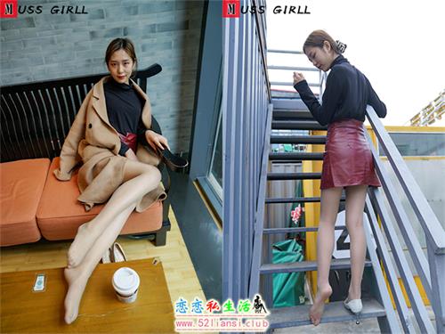 [MussGirl慕丝女郎] NO.167 红色皮裙肉丝【118P/132M】