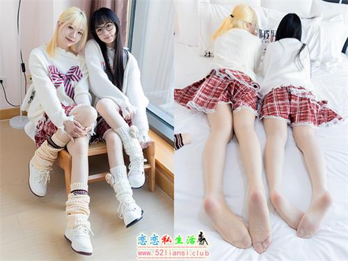 [袜啵啵] 484期 小甜豆甜甜圈-两双板鞋、油亮肉丝（脚尖透明款）、堆堆袜套、白棉袜、脚对脚 斗脚 手互相挠脚剧情(带视频)【174P+1V/7.45G】